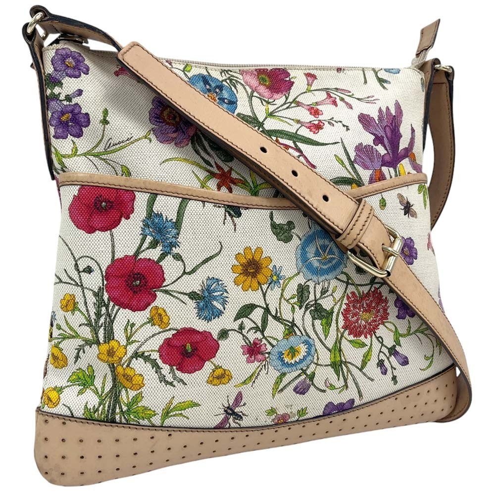 Gucci Shoulder Bag Flora Flower Multicolor
